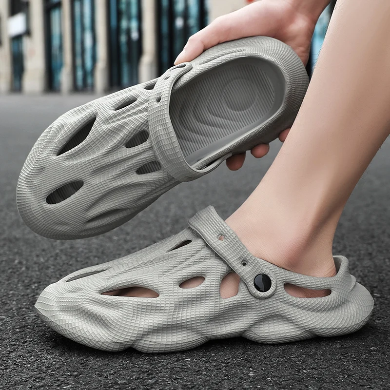 Fashion New Men's Outdoor Sandals Slippers Beach Comfortable Slides Clogs Men Women Casual Garden Water Shoes Men Beach Sandals 5