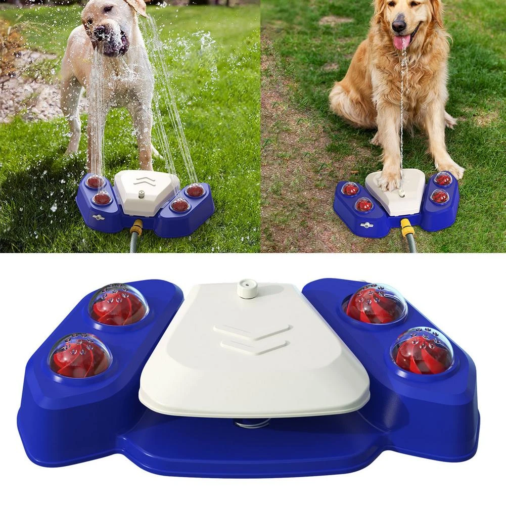 Summer Dog Water Sprinkler Outdoor Water Play Sprinkler Pet Bath Toy