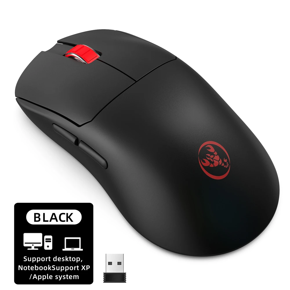 

T800 Lightweight and Rechargeable Gaming Mouse 2.4Ghz Wireless +Wired DualModes 10000DPI Adjustable Automatic Sleep