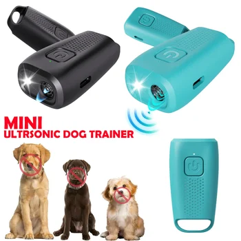 Dog Repeller Ultrasonic with LED Effective for Dogs Anti-barking Training Device