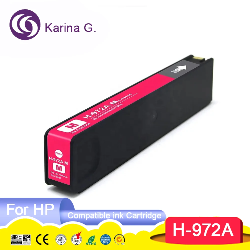 972 972A Premium Color Compatible InkJet Ink Cartridge for 972A For Pagewide 35