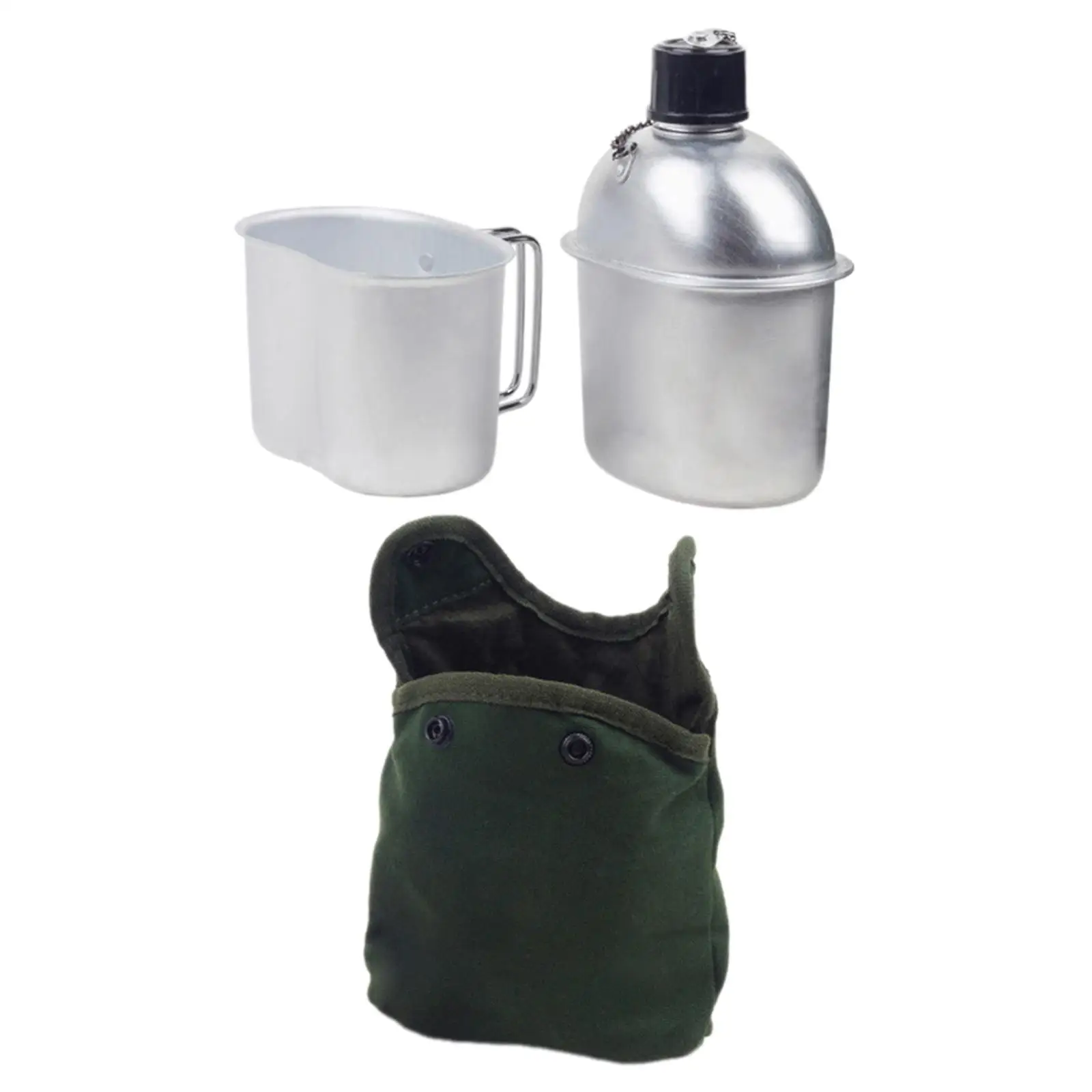 Outside Canteen Cookware Set with Foldable Handle for Barbecue Picnic Travel Outside Canteen Cookware Set with Foldable Handle for Barbecue Picnic Travel