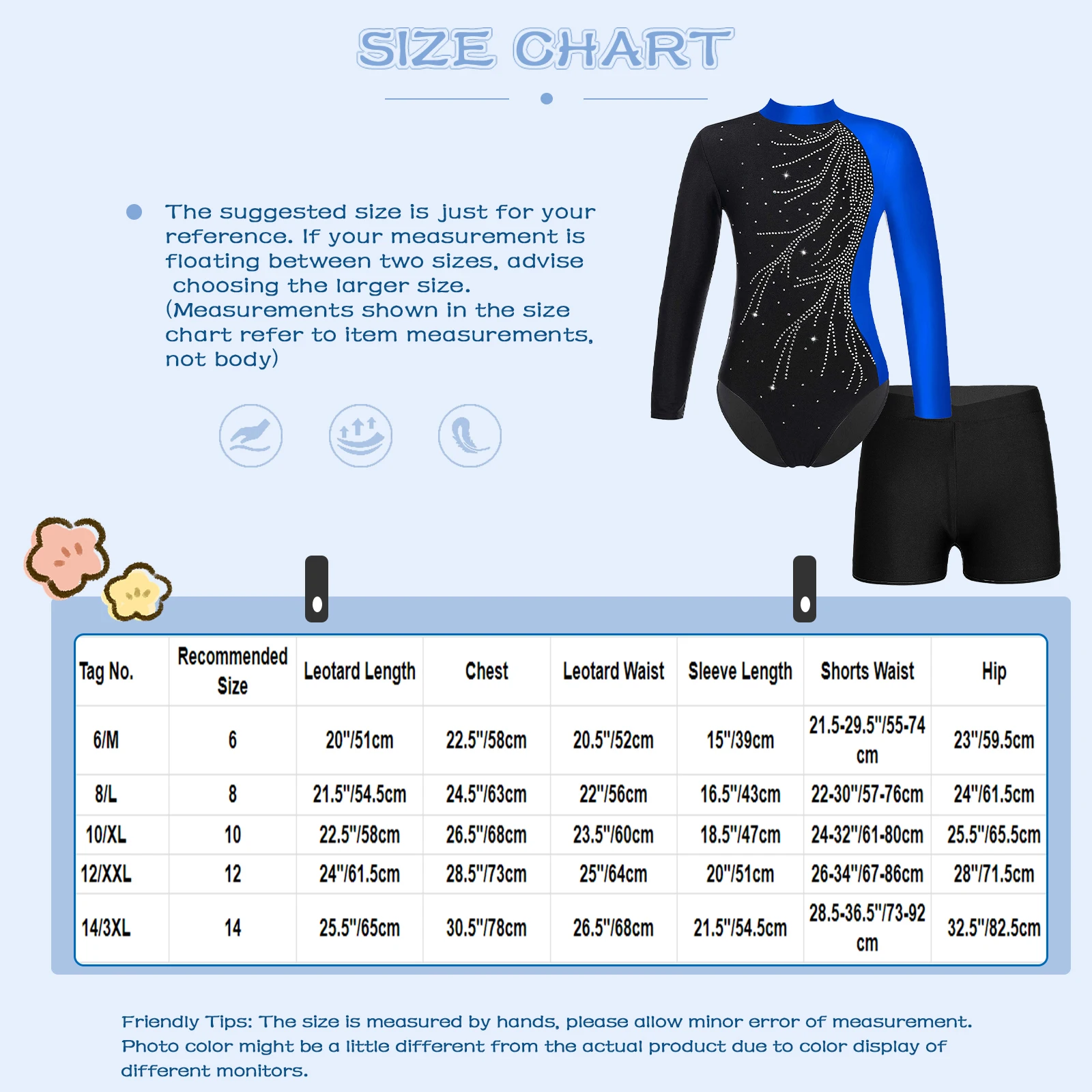 Girls Dance Costumes Ballet Leotard Dance Leotard Girls Children's Leotard Ballet Gymnastics Body Tight Stretchy Shorts Training Athletic Unitards Gymnastics Dancewear Clothes