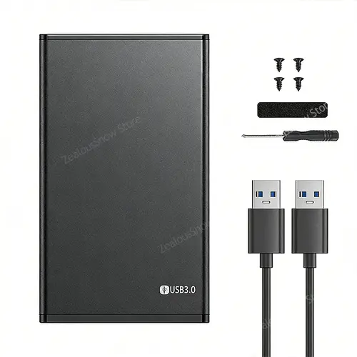 KEBIDUMEI HDD Enclosure 2.5 SATA SSD External Hard Drive Case 5Gbps USB 3.0 To Type C Transfer Speed Aluminum Alloy Harddisk Box - Image 8