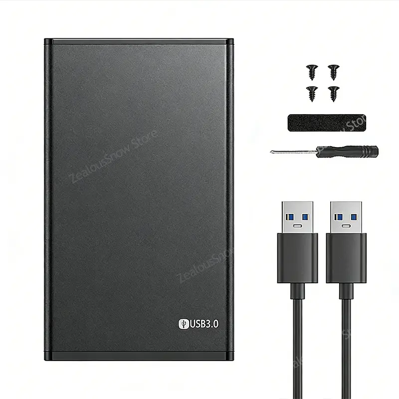 KEBIDUMEI HDD Enclosure 2.5 SATA SSD External Hard Drive Case 5Gbps USB 3.0 To Type C Transfer Speed Aluminum Alloy Harddisk Box - Image 8