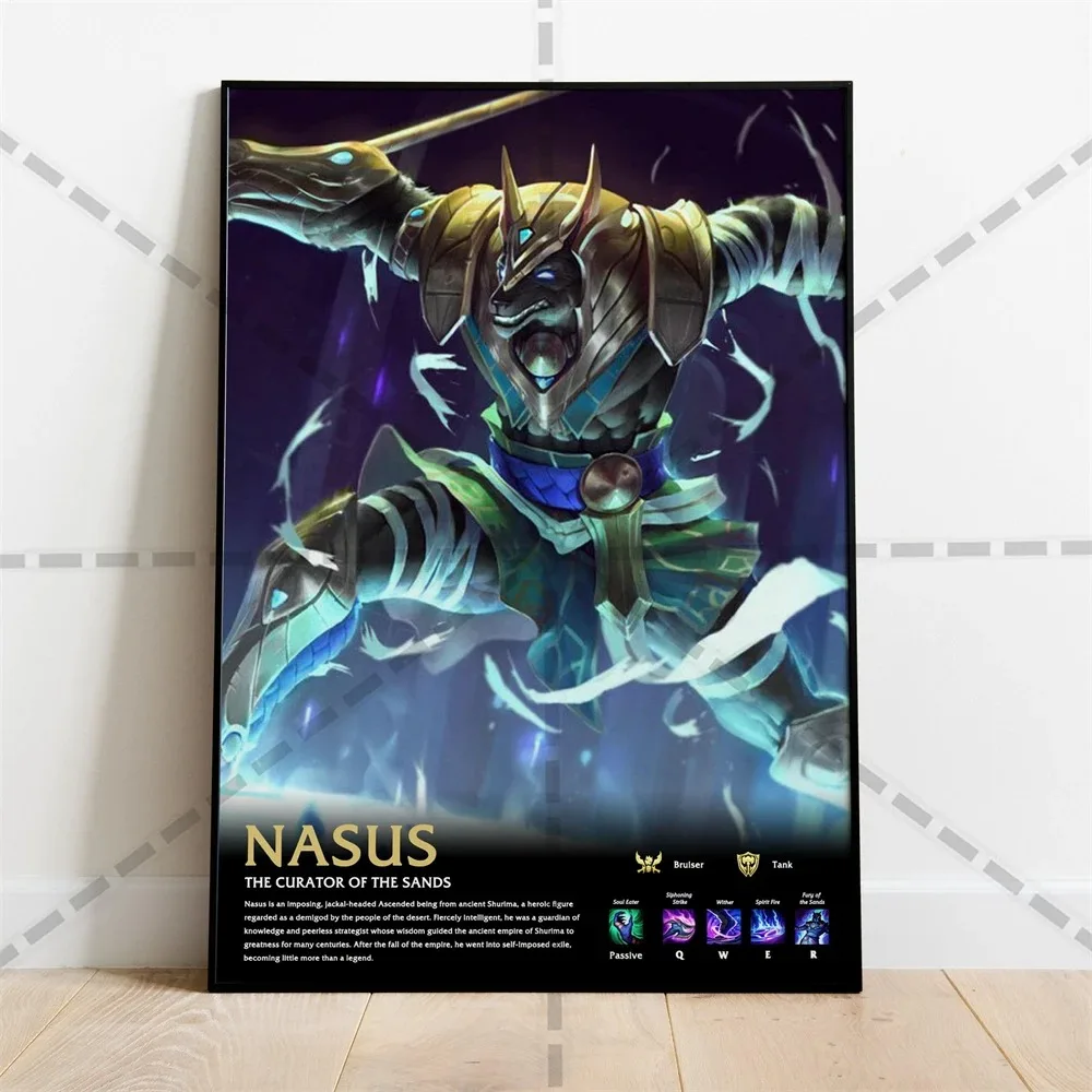 League of ATIONS End Miss Fortune Art Room Decor, Top Games, Neeko,  Morgana, Nidalee, Nocturne, Nasus, Mordekaiser, Aesthetic Painting, 2023 -  AliExpress, image size:1000x1000