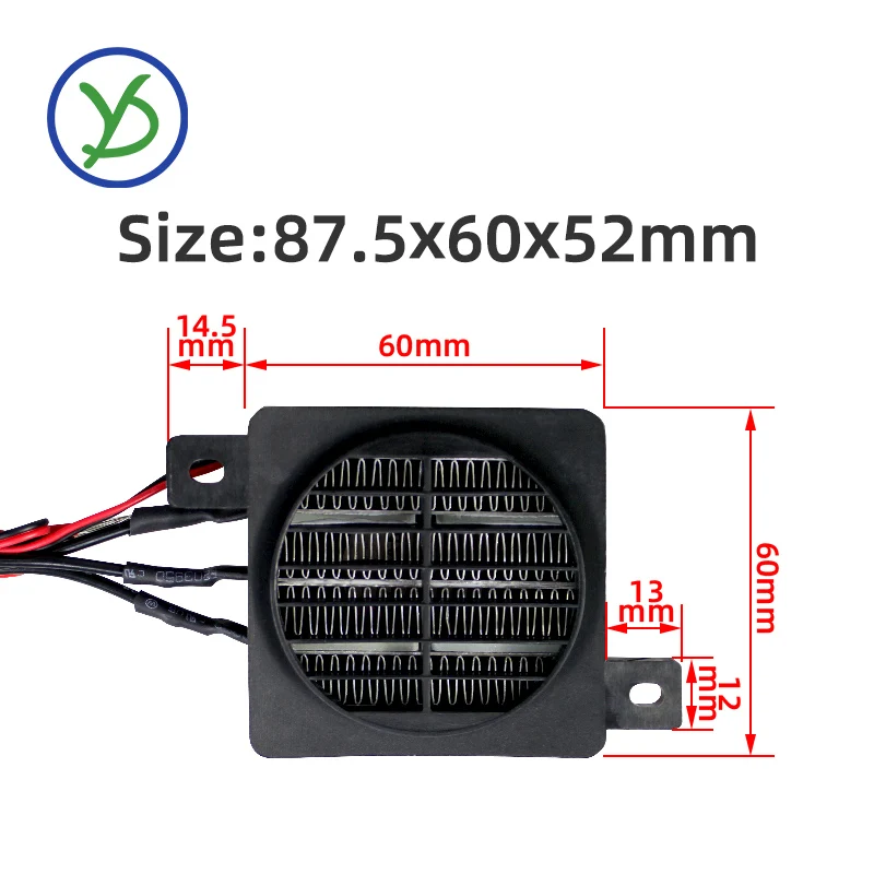 400W 220V-Heater 220V-Fan Thermostatic Electric Heater PTC Fan Heater Heating Element Egg Incubator Heater