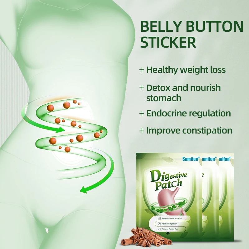 8/24/40Pcs Sumifun Digestive Patch Relieve Stomach Acid Bloating Abdominal Pain Diarrhea Gastroenteritis Medical Care Plaster