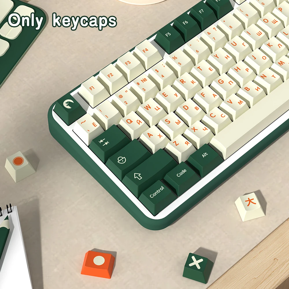 Monsters Cherry Profile Pbt Keycaps Teclado Mecânico Brasileiro Japonês Coreano Alemão Espanhol Francês Iso Enter 7u - Imagem 3