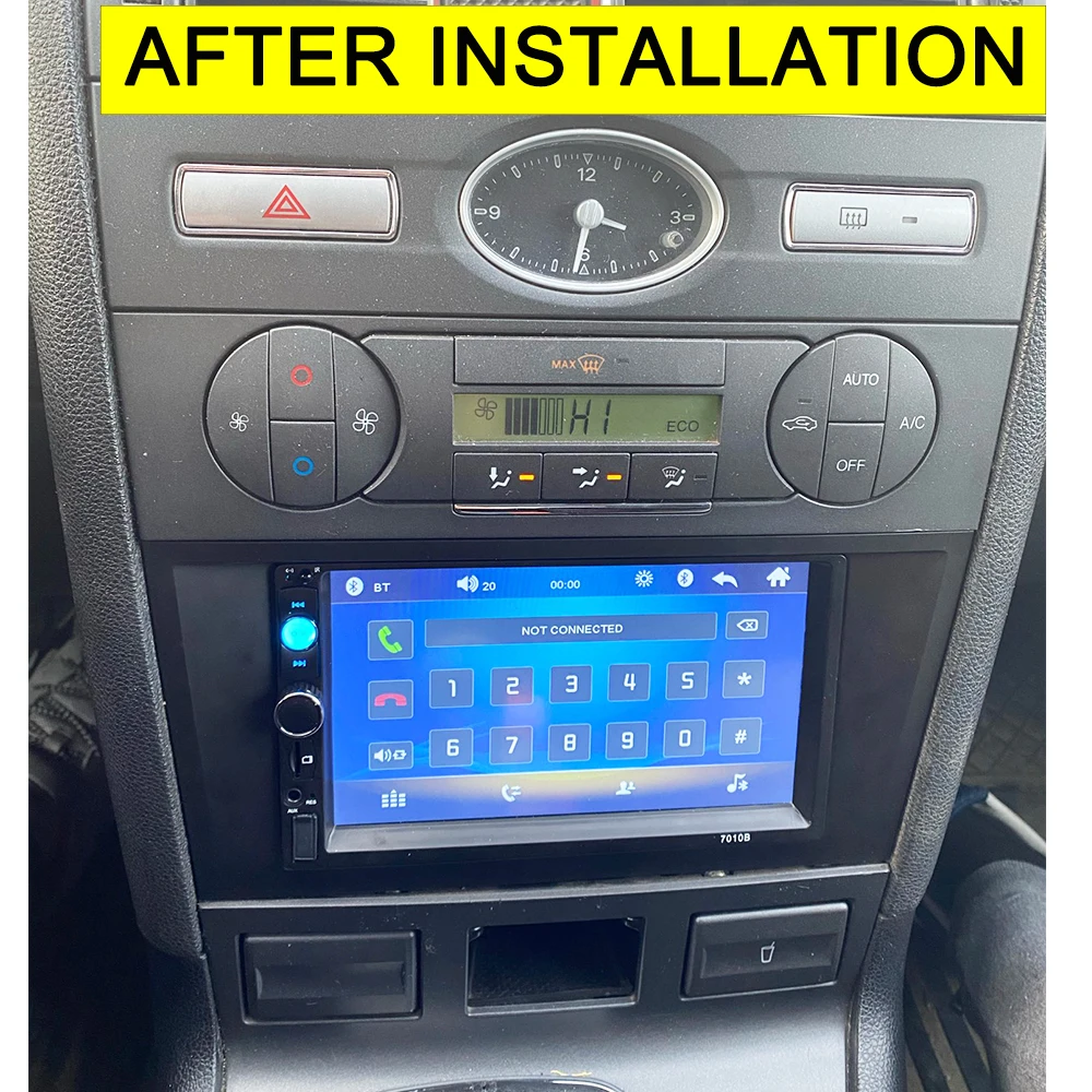 FORD Mondeo 2002-2006  Double 2 Din Fascia CD Facia ׷ ÷̾ г  Ʈ ġ Ʈ ŰƮ   