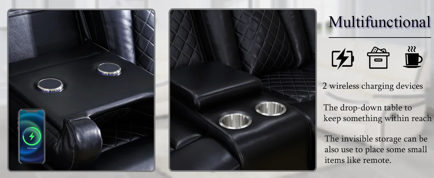 Power recliner sofa