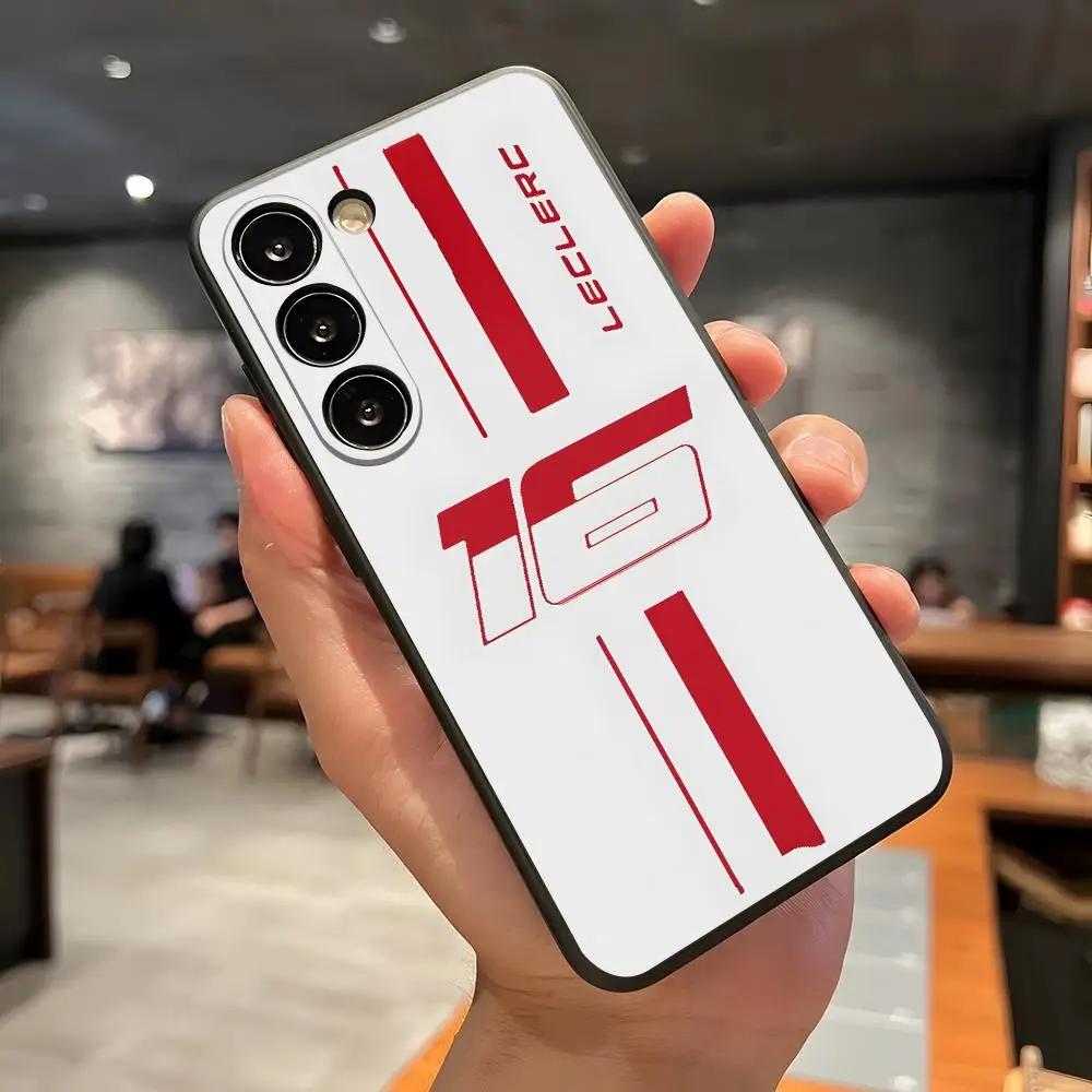 Charles Leclerc Inspired Black Soft Phone Case