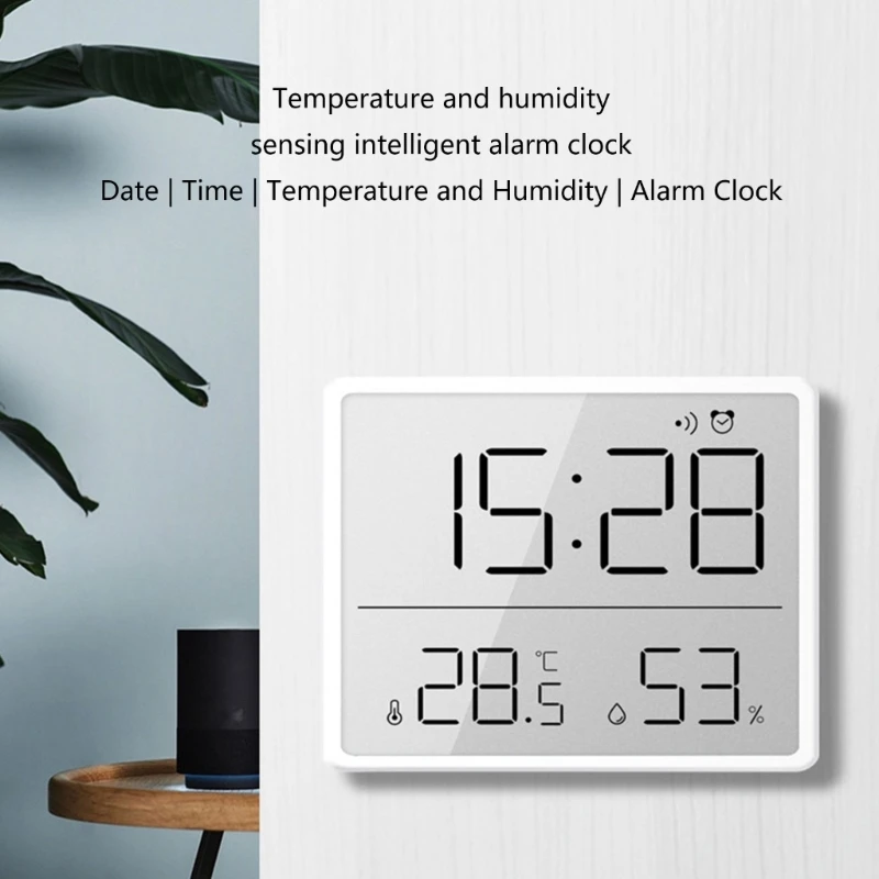 Electronic Wall Clock Large Display Digital Wall Clock Battery Powered Suction Designs for Fridge Mount Clocks 3