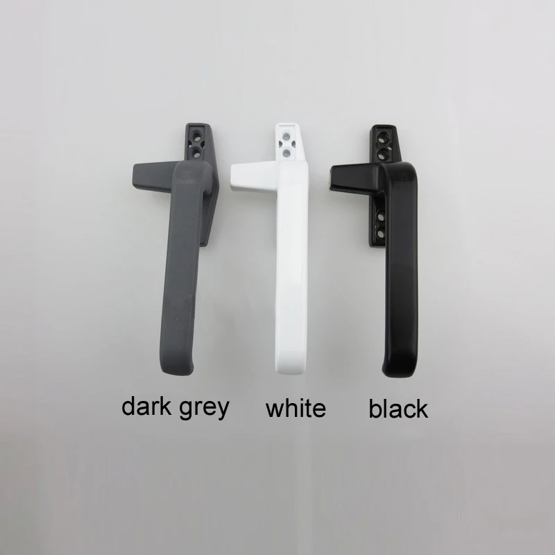 1pcs Thickened right/left flat-opening single point Aluminium alloy glass door window handle latch locks extrapolate window lock