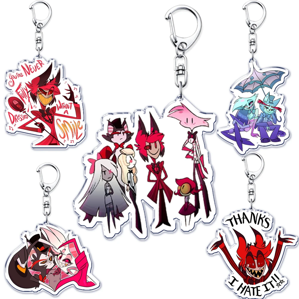 

Популярный мультяшный брелок для ключей Alastor Chibis неудачник детский брелок для аксессуаров сумка подвеска брелок ювелирные изделия Поклонники любовные подарки