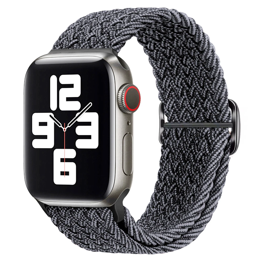 Braided Elastic Solo Loop Watch Band Bracelet