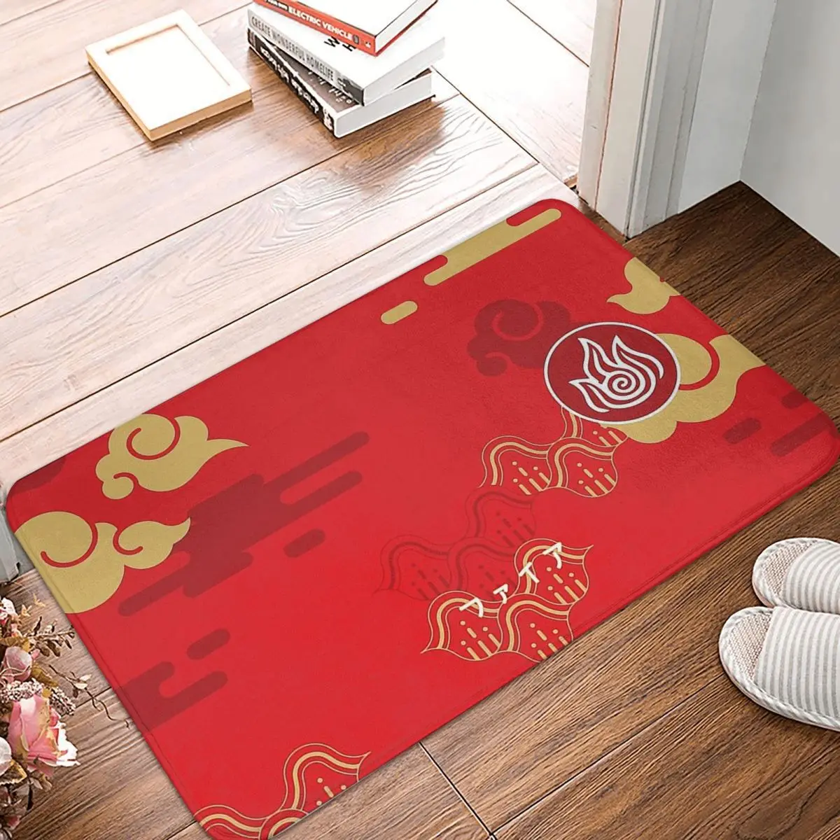 Avatar The Last Airbender Tappetino Da Bagno Fire Nation Sunset Door Mat Flanella Tappeto Porta D'Ingresso Tappeto Decorazioni Per La Casa