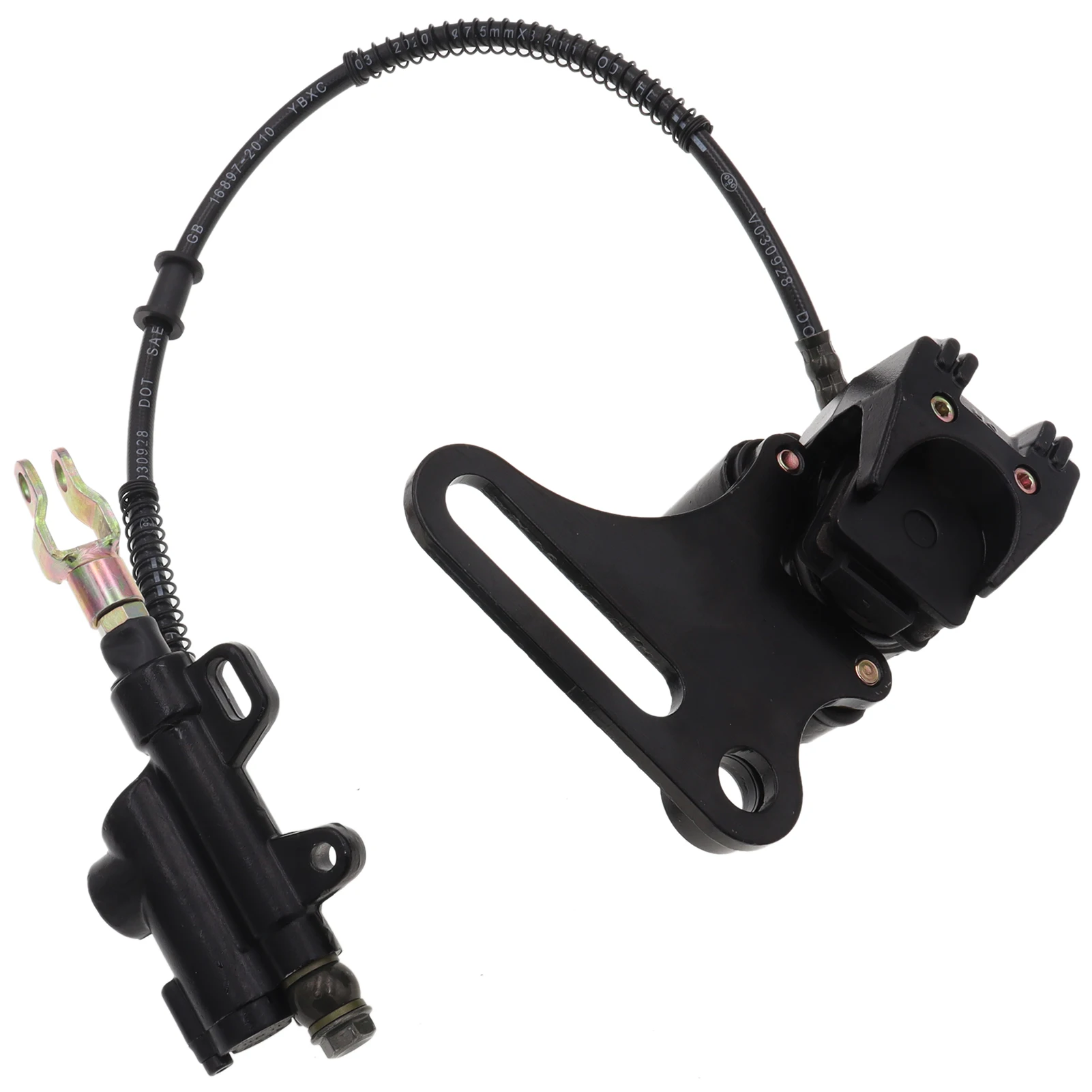 Rear Brake Pump Hydraulic Assembly Cylinder Caliper for 125cc 140cc Pit Dirt Off-Road Motorcycle