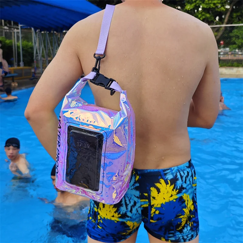 Dry Bag 2L 5L Touch Screen Waterproof Bags Beach Phone Pouch For Trekking Drifting Rafting Surfing Kayaking Outdoor Sports Bags