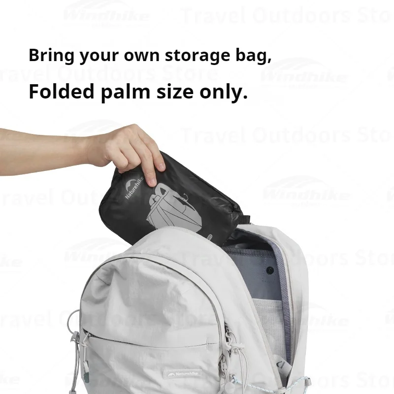 Naturehike Dual-purpose Backpack Messenger Bag 18L Large Capacity Commuter Bag Outdoor Foldable Portable Tote Waterproof