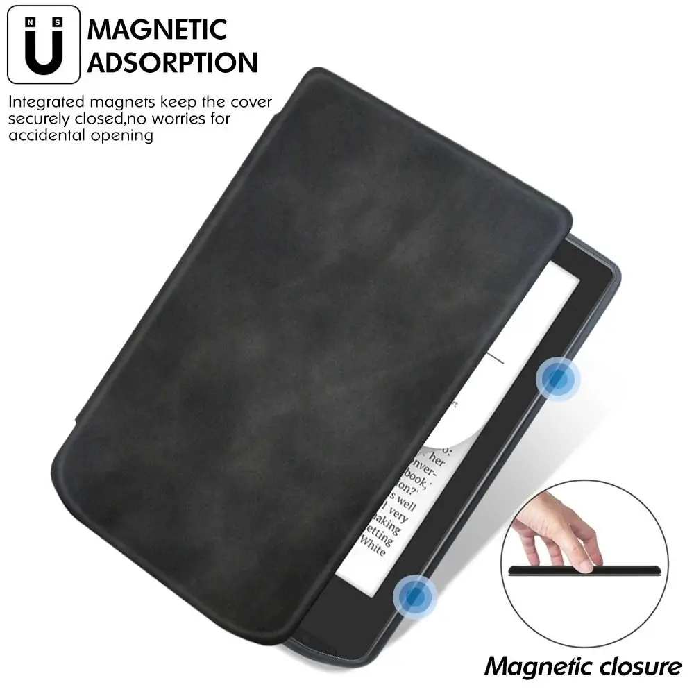 Ultra Slim PU Leather Shockproof Auto Wake Sleep e-Reader Case