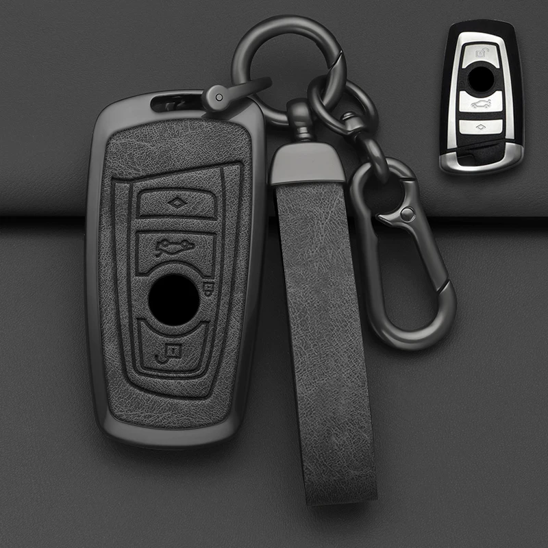 Étui pour clé de voiture en alliage, coque Fob pour BMW F20 F30 G20 F31 F34 F10 G30 F11 X3 F25 X4 I3 M3 M4 1 3 5 séries, accessoires
