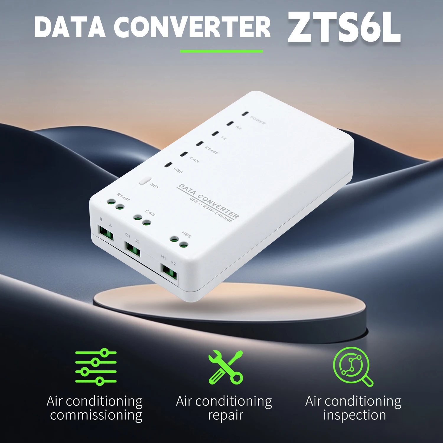 데이터 컨버터 ZTS6L 30118027 통신 인터페이스 컨버터 보드 그리 VRF HVAC 4-5-6세대 에어컨 부품용