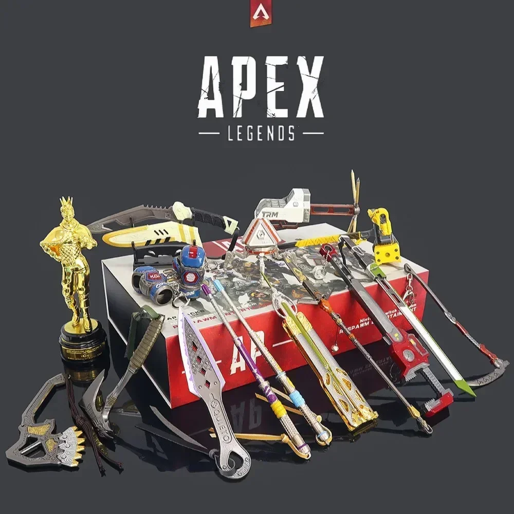에이펙스 레전드 가보 무기 상자 모델, 옥탄 근접 무기 레이스 쿠나이 방갈로르 차가운 금속 블러드 하운드 레이븐 물린 선물 장난감 -  AliExpress