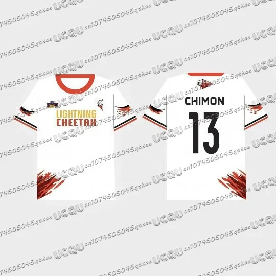 여름 라운드 넥 캐주얼 태국 남성 및 여성 Gmm tv 스포츠 회의 유니폼 3D 인쇄 반팔 레드 팀 티셔츠