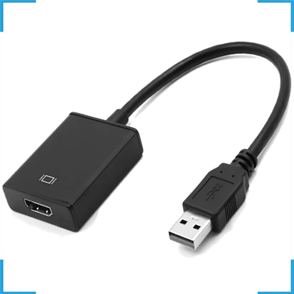 

USB 3,0 Zu HDTV-kompatibel weibliche Audio Video Adapter Konverter Kabel Für Windows 7/8/10 PC