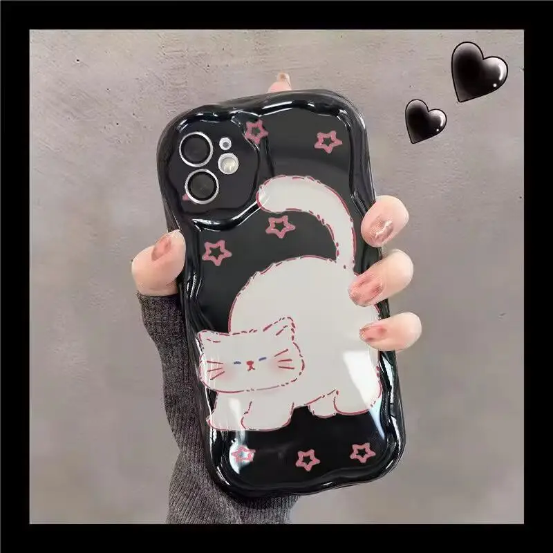 Coque Taperso Pour Redmi Note 14 PRO 4G - Motif Anime Et Chat - TPU Noir - NEUVE
