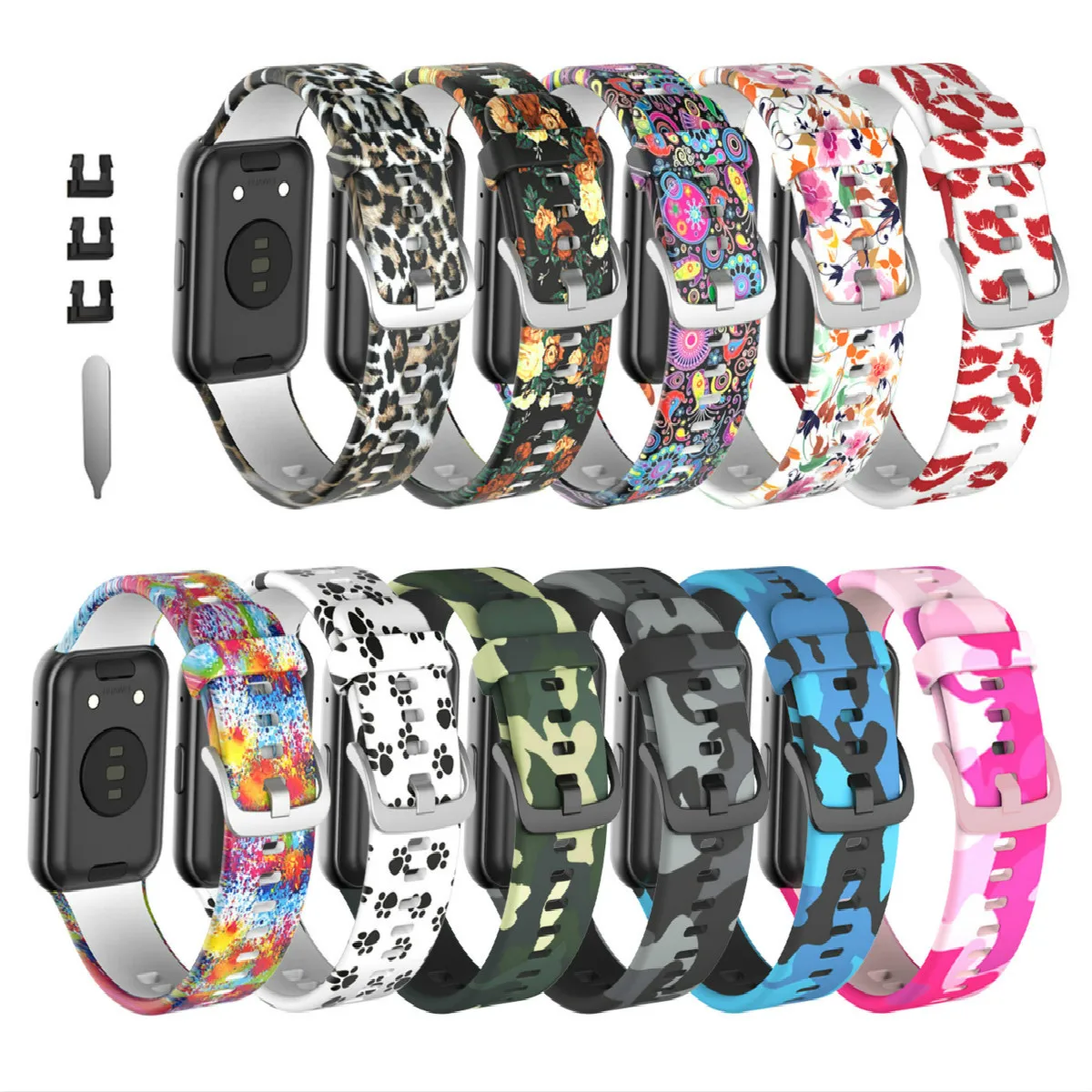 

New 1PC Strap for Huawei Watch Fit Smart Wristband Bracelet Accessories High Quality Replacement Sport Band Protector Case Shell