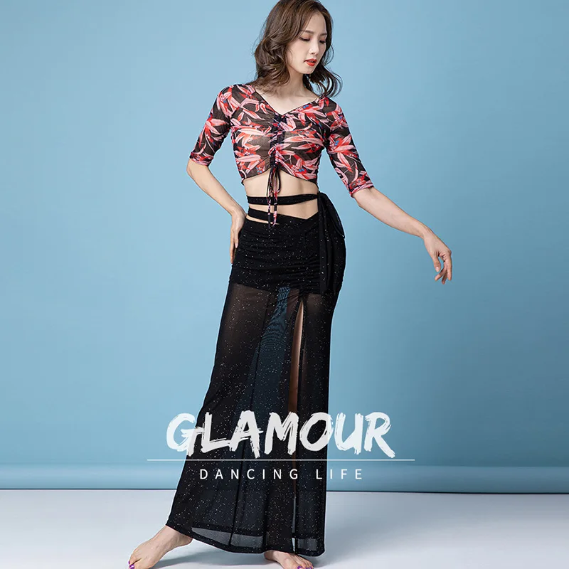 

Belly Dance Top Long Skirt Set Sexy Women Clothes Stage Dance Suit Carnaval Disfraces Ballroom Dance Ropa Festival Fantasias