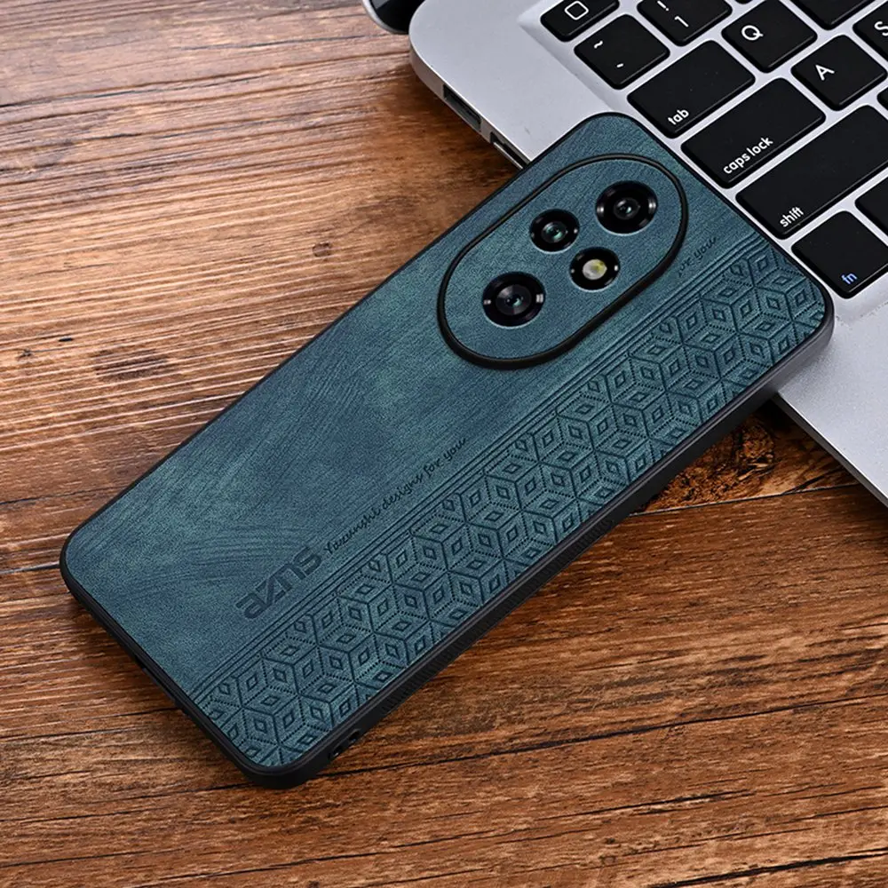 Premium Ultrathin Cube Pattern Leather Phone Case - Full Protection Cover