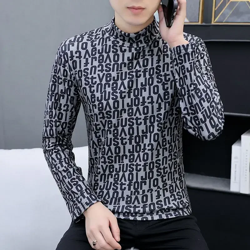 thumbnail image 1 of Camiseta para hombre de calidad con cuello en V, ropa para hombre, jersey con cuello, sudaderas coreanas, lujo, divertidas, tallas grandes, oferta, Japón, Top, 1 of 5