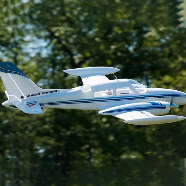 Dynam Cessna310 Wingspan 1300mm Airplane Modeling Dual-Engine Forward And Reverse Propeller Like Real Machine Electric Rc Fixed 2
