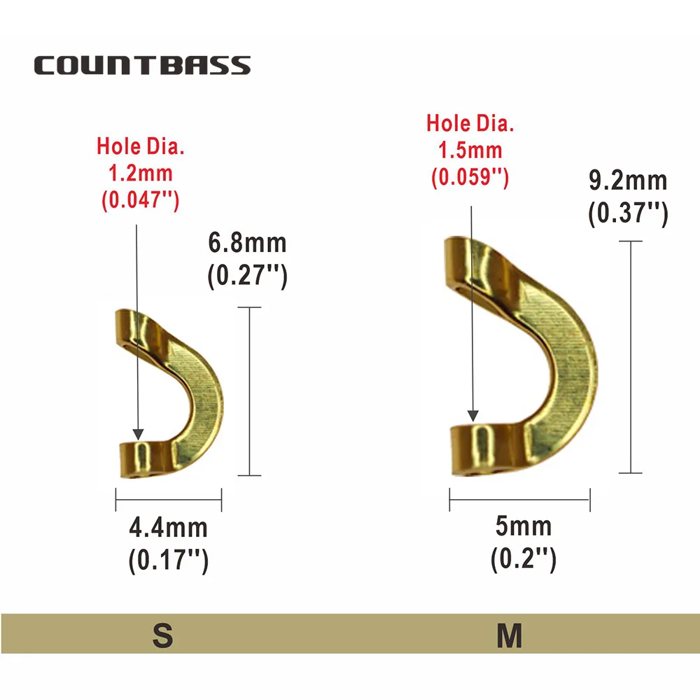 Folded Clevises Brass material DIY spinnerbatis spinner fishing lures accessories 100pcs