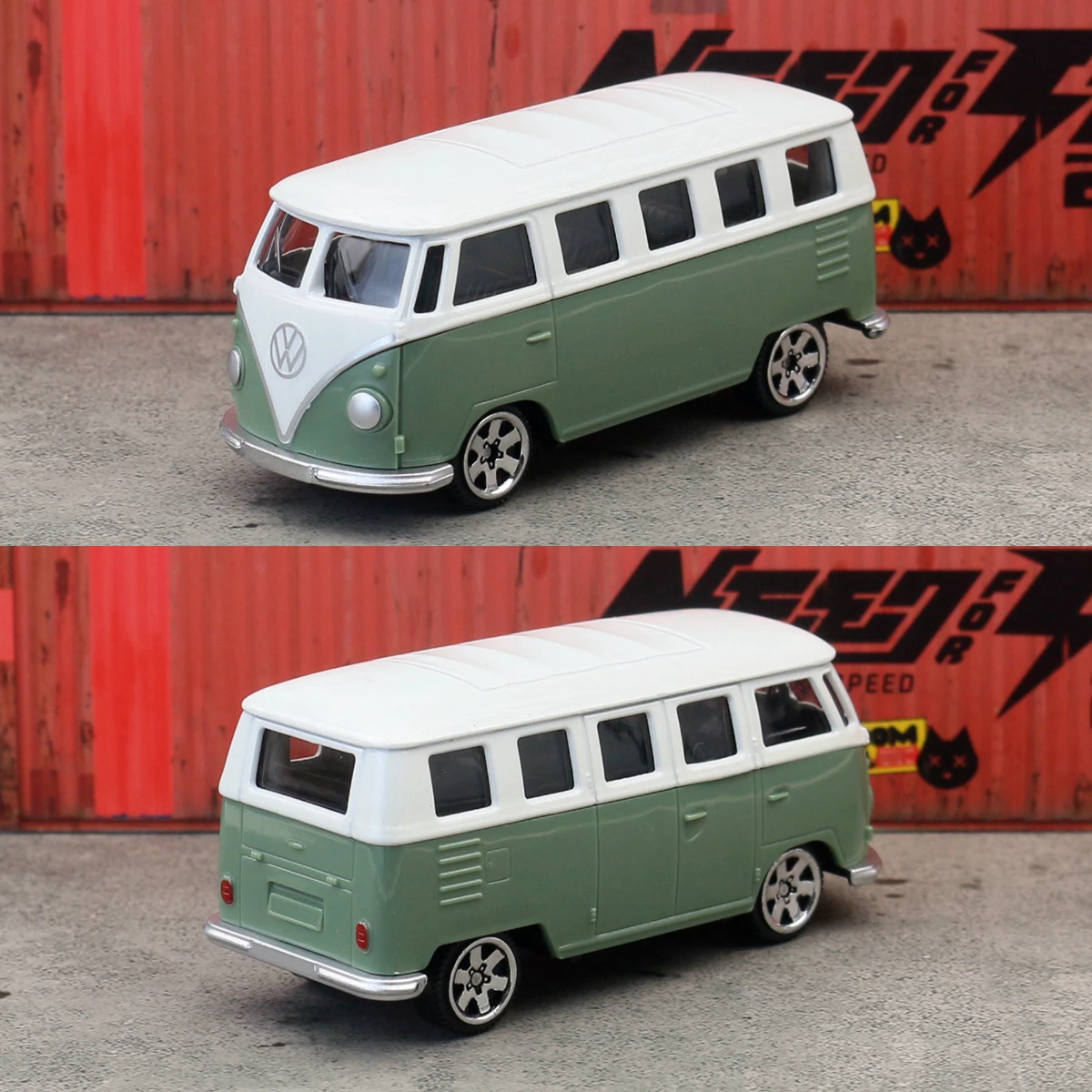 1/56 Volkswagen T1 Bus Toy Car Model CCA MSZ 1:64 Diecast