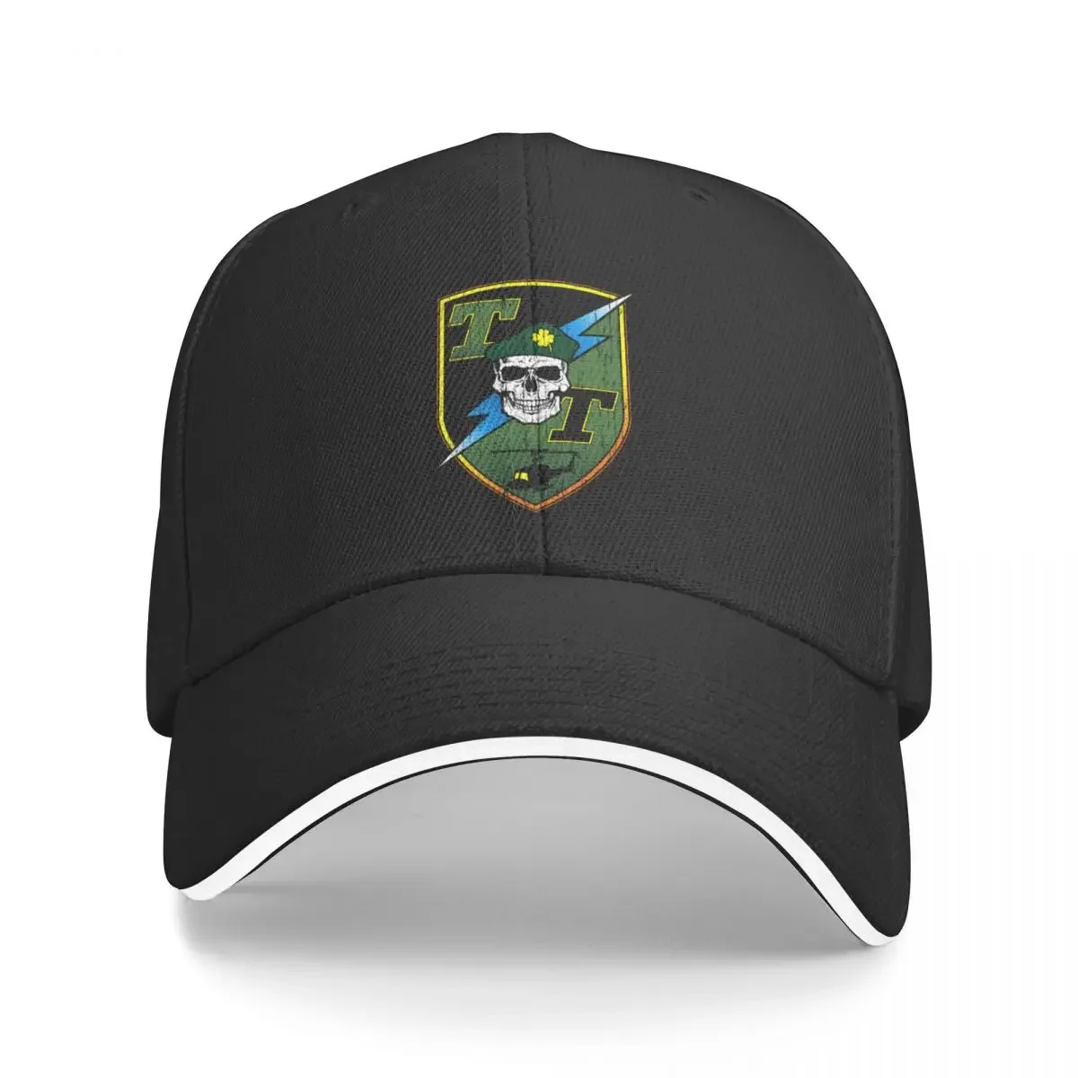 

T/T Badge Baseball Cap cute Hood Snap Back Hat Woman Men's