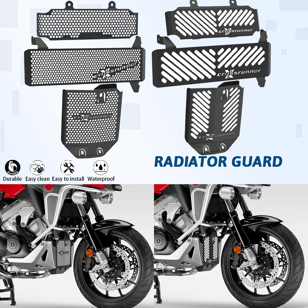 

2024 FOR Honda VFR800X VFR 800X VFR 800 X Crossrunner oil cooler guard Upper & Lower Radiator Guard Set 2015-2023 2022 2021 2020