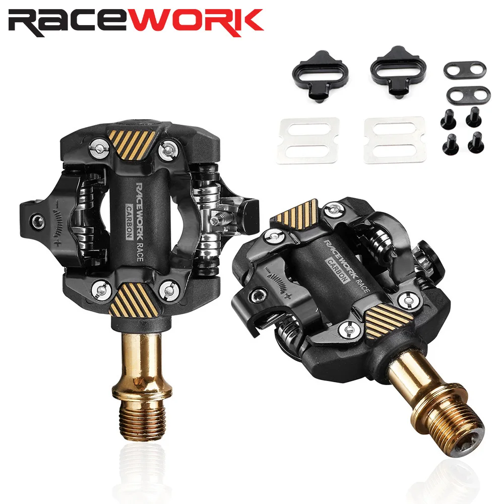 Racework Mtb Pedals Mountain Bike Automatic Pedalen Clip Bicycle Paddle