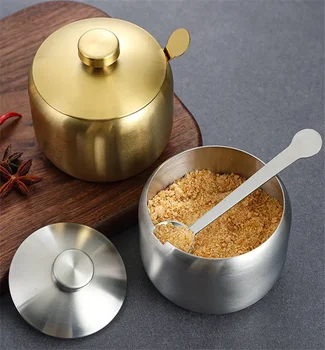 Stainless Steel Jar with Spoon 2