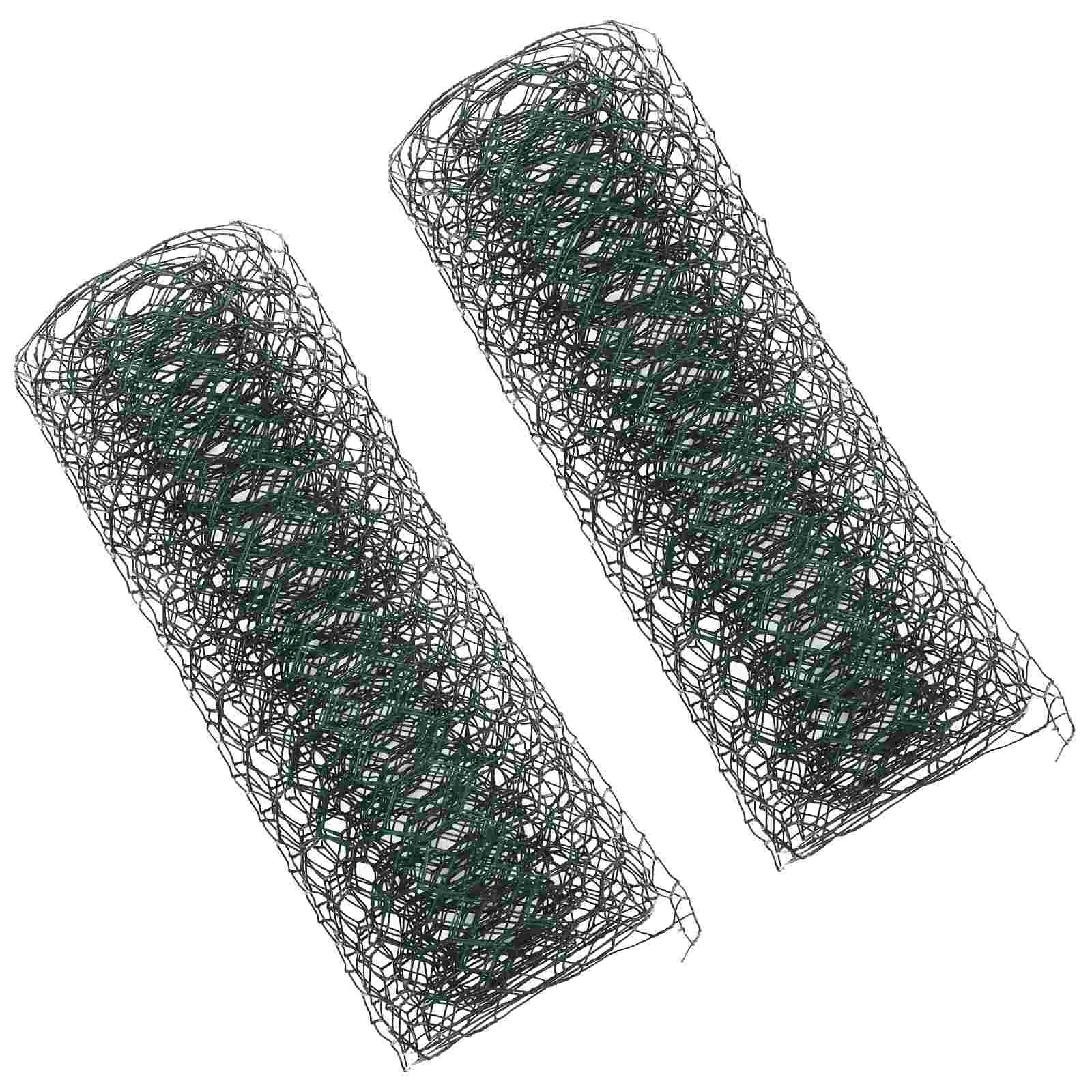 Green Iron Chicken Wire Floral Arrangements Plant Cages Garden Supplies Craft Material Wire Mesh Netting Bouquet Design