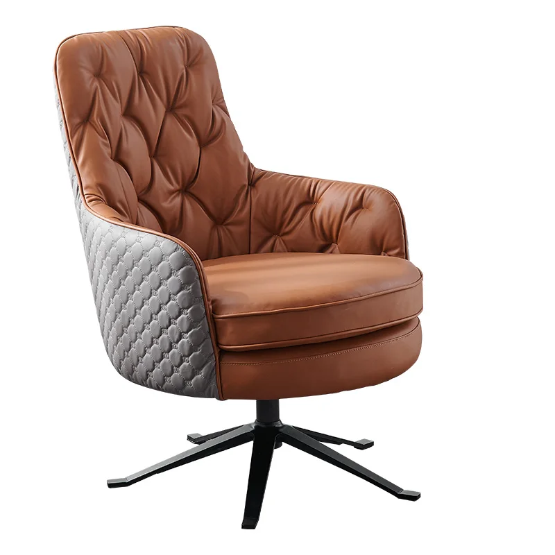 

YY Computer Chair Household Minimalist Desk Lifting Swivel Chair Study Long-Sitting Waist Support Chair