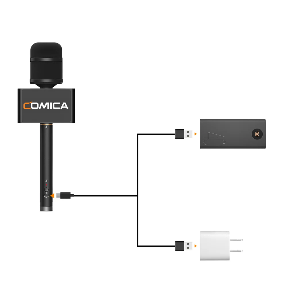 Revo S Wireless Reporter Microphone for Smartphone Windows for podcasting, repor
