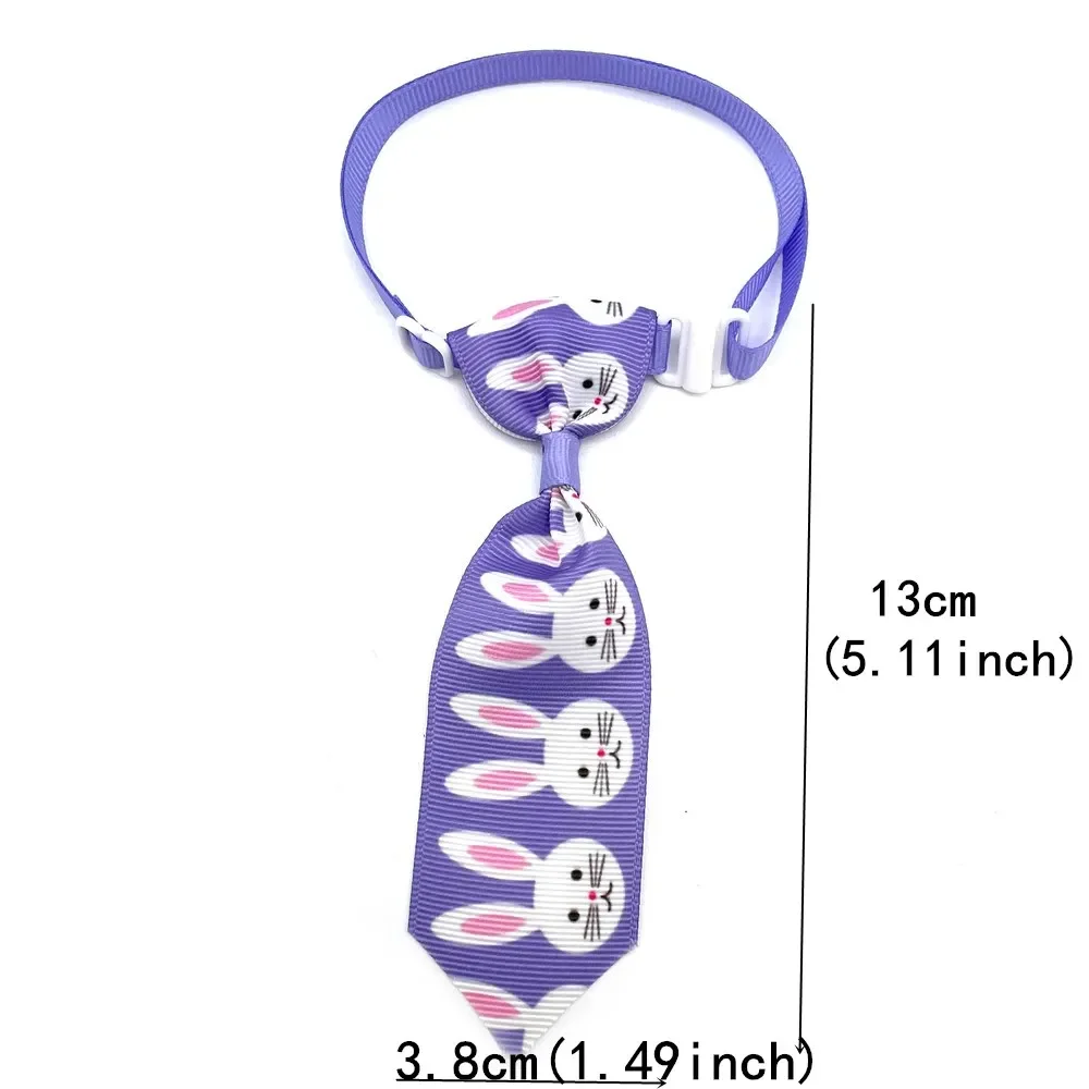 50/100pcs Easter Bow Tie Eggs Rabbit Style Puppy Dog Supplies Pet Dog Bowtie Small Dog Cat Bowtie Grooming Accessories 2