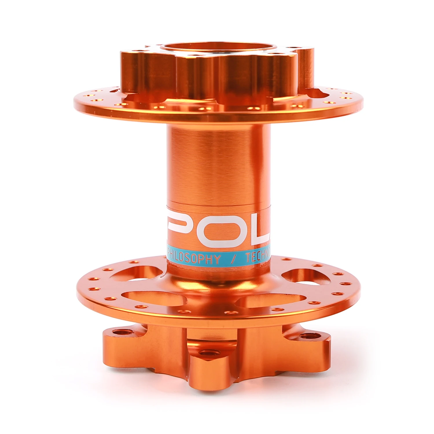 Orange rear 36H hub