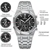 CHENXI 948 Top Luxury Brand Auto Date Wristwatch Mens Sport Waterproof Multi Function Chronograph Stainless Steel Wristwatches