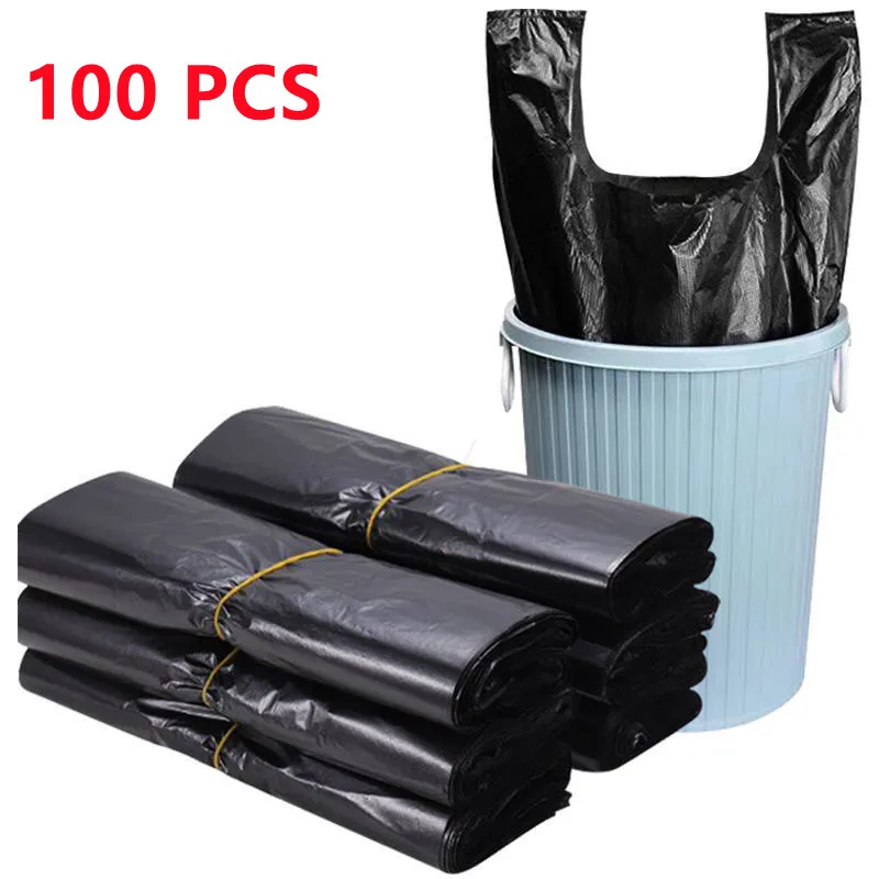 Black Thickened Plastic Vest Bags