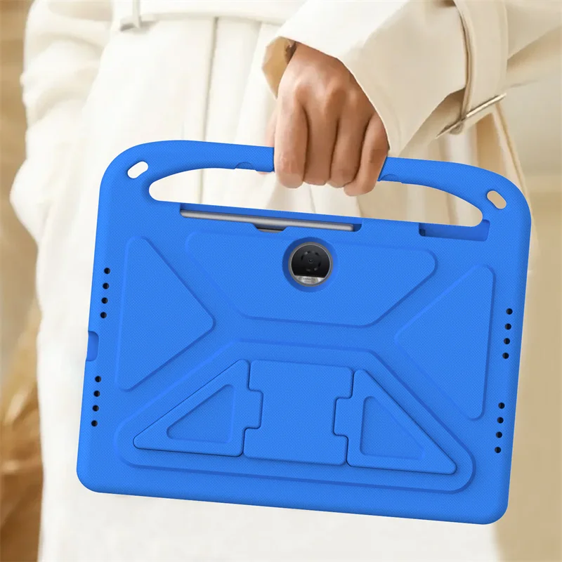 Bonito Eva Portátil Case Kickstand Tablet à Prova de Choque para Crianças Capa para Honor Pad Hey2-w19 W09 12 1 - Imagem 4